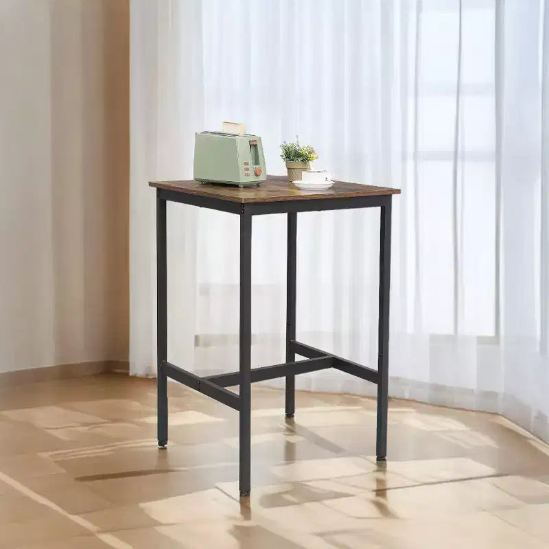 Table de bar, Table haute, Table de comptoir, Table carrée, Table haute, Petite table de cuisine pour 2, Table basse, Table de bar hauteur comptoir