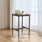 Table de bar, Table haute, Table de comptoir, Table carrée, Table haute, Petite table de cuisine pour 2, Table basse, Table de bar hauteur comptoir