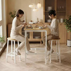 Table de bar, Table haute, Table de comptoir, Table carrée, Table haute, Petite table de cuisine pour 2, Table basse, Table de bar hauteur comptoir
