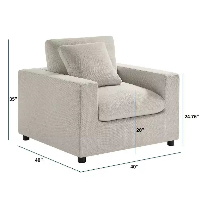 Fauteuil moderne Casella Comfort Pointe