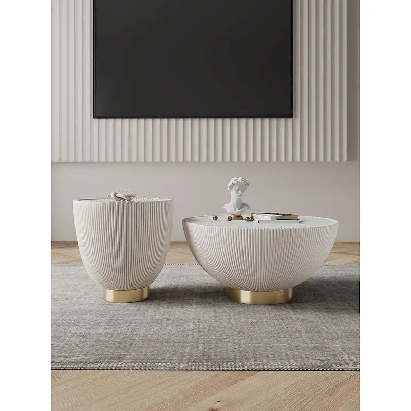 Manhattan Comfort Modern Anderson 2.0 Upholstered Table Sets