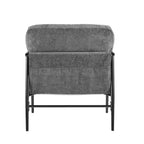 Fauteuil d'appoint rembourré Christopher Knight Home Varsts en bois et métal, style moderne