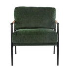 Fauteuil d'appoint rembourré Christopher Knight Home Varsts en bois et métal, style moderne