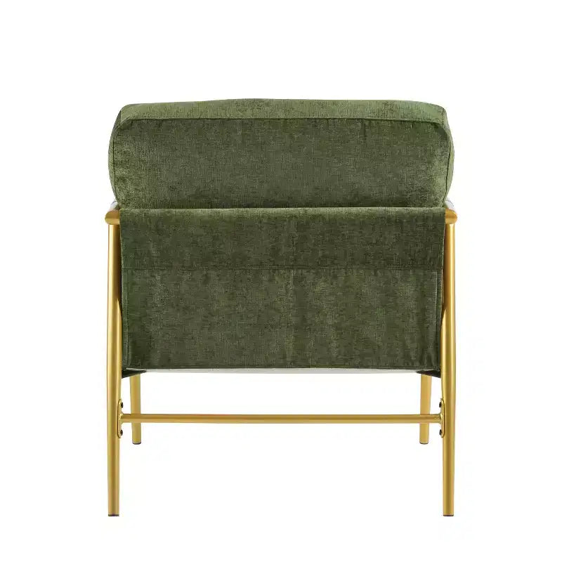 Fauteuil d'appoint rembourré Christopher Knight Home Varsts en bois et métal, style moderne
