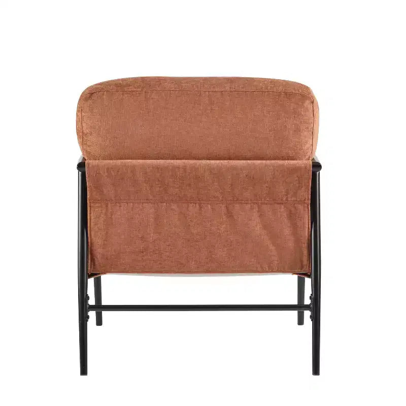 Fauteuil d'appoint rembourré Christopher Knight Home Varsts en bois et métal, style moderne