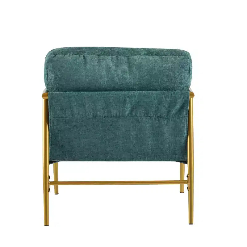 Fauteuil d'appoint rembourré Christopher Knight Home Varsts en bois et métal, style moderne