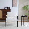 Christopher Knight Home Varsts Modern Wooden and Metal Upholstered Accent Chair