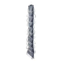 Over-the-Door Cotton Blend and Plastic Shoe Organizer with 20 Storage Pockets, Denim