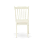 East West Furniture Dining Set Includes a Dining Room Table and Linen Fabric Kitchen Chairs,(Finish & Pieces Options)