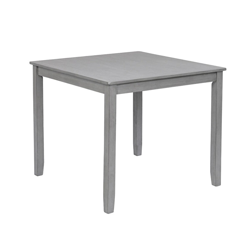 Table à manger carrée en bois, Table de cuisine pour petit espace, Table à manger pour 4 personnes