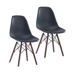 Porthos Home Lot de 2 chaises de salle à manger élégantes et modernes