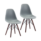 Porthos Home Lot de 2 chaises de salle à manger élégantes et modernes