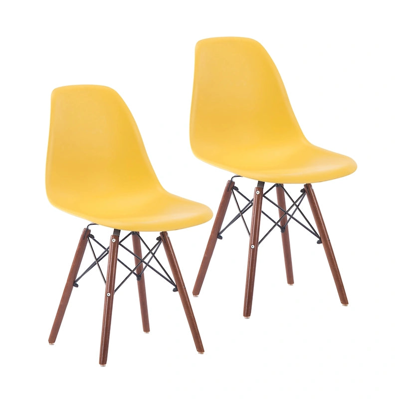 Porthos Home Lot de 2 chaises de salle à manger élégantes et modernes