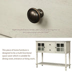 Buffet Storage Cabinet with Bottom Shelf