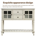 Buffet Storage Cabinet with Bottom Shelf