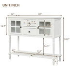 Buffet Storage Cabinet with Bottom Shelf