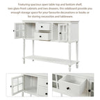 Buffet Storage Cabinet with Bottom Shelf