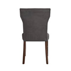 Chaise de salle à manger en bois Mid-Century Modern 7 pièces CraftPorch