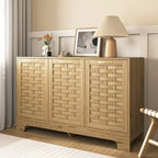 Buffet en bois avec étagère réglable