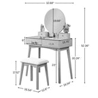 Ensemble meuble-lavabo et tabouret Liannon en bois contemporain, or