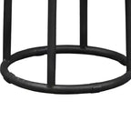 Tabouret de bar classique Christopher Knight Home Victoria en bois et métal de 76 cm avec repose-pieds, marron/noir