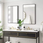 Dovelina Miroir Mural Miroir de Maquillage pour Salle de Bain Collection de Miroirs de Maquillage