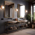 Dovelina Miroir Mural Miroir de Maquillage pour Salle de Bain Collection de Miroirs de Maquillage