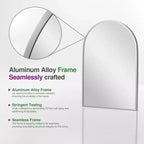 Dovelina Modern Arch Wall Mirrors for Bathroom Vanity Mirror(Set of 2)