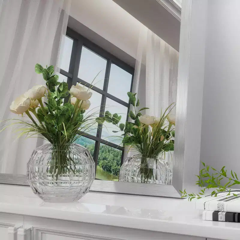 Dovelina Modern Arch Wall Mirrors for Bathroom Vanity Mirror(Set of 2)