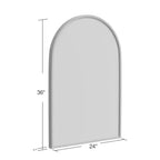 Dovelina Modern Arch Wall Mirrors for Bathroom Vanity Mirror(Set of 2)
