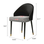 Ensemble de salle à manger rectangulaire extensible en pierre frittée à pieds croisés de 9 pièces avec 8 chaises pour la maison ou la villa