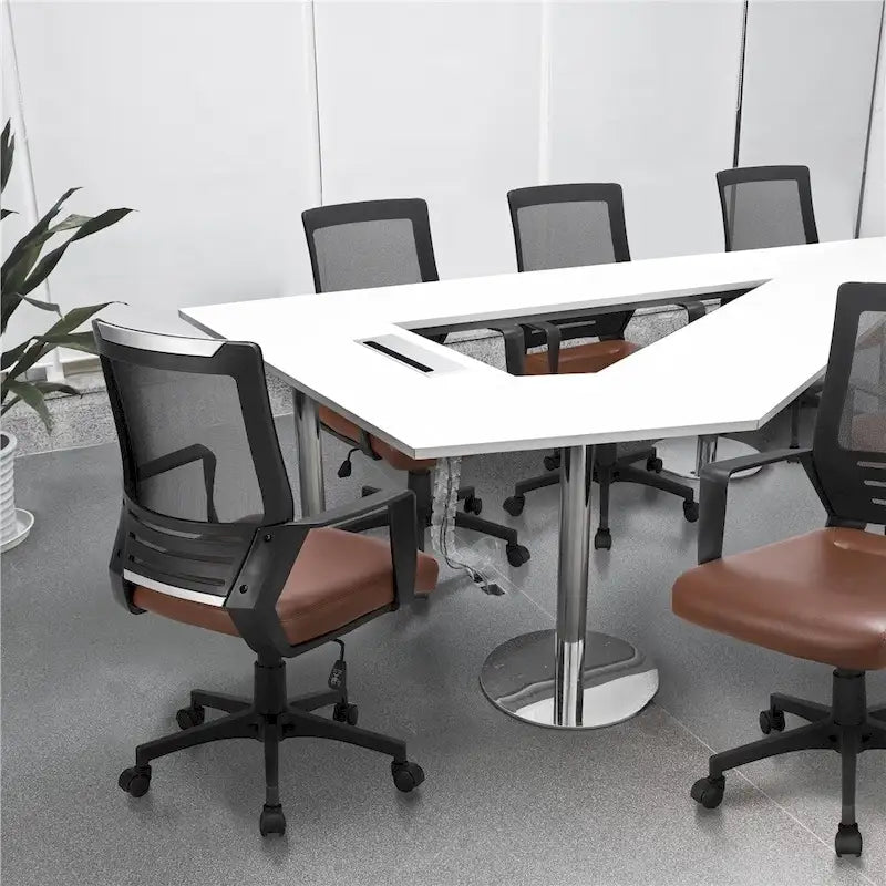 Yaheetech Adjustable Ergonomic Mesh Office Chair with Lumbar Support
