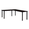 Bureau en L Kee 66 avec retour 42, beige/noir