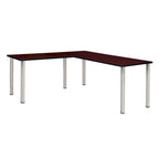 Bureau en L Kee 66 avec retour 42, beige/noir