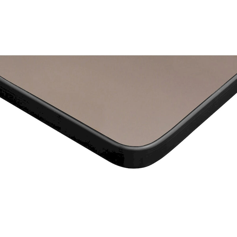 Bureau en L Kee 66 avec retour 42, beige/noir