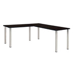 Bureau en L Kee 66 avec retour 42, beige/noir