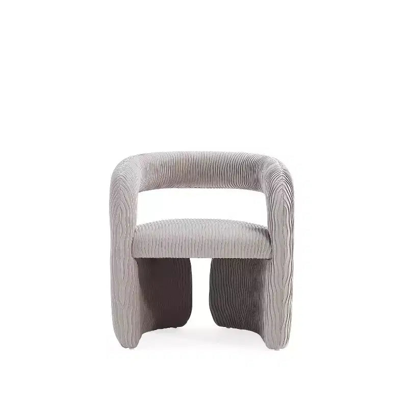 Chaise de salle à manger moderne en velours Manhattan Comfort Corvette