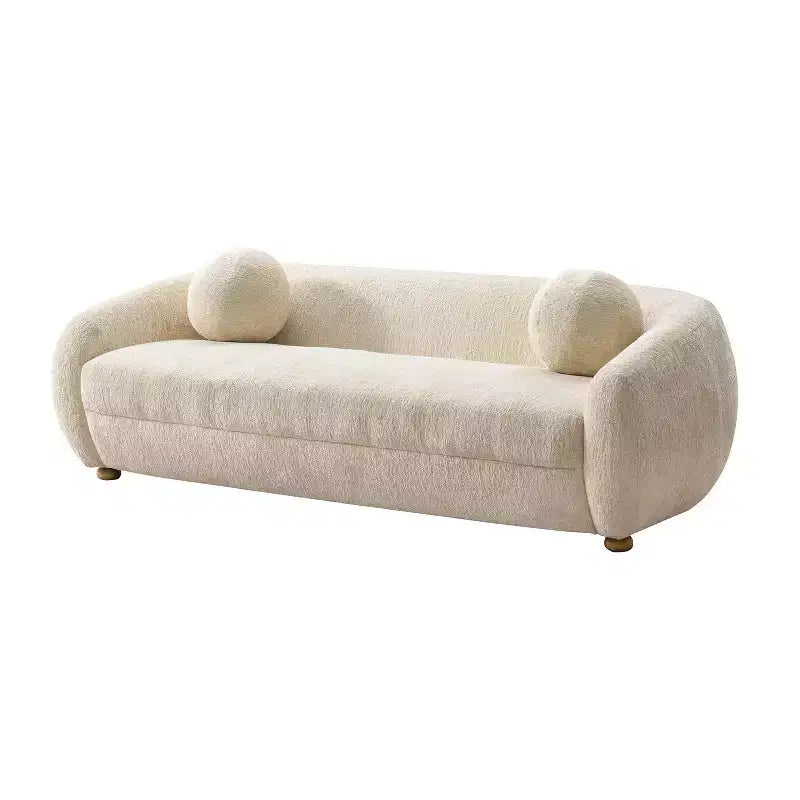 Ensemble Manhattan Comfort Tribeca de 2 pièces : canapé et fauteuil d'appoint rembourrés en chenille de 85,8 po