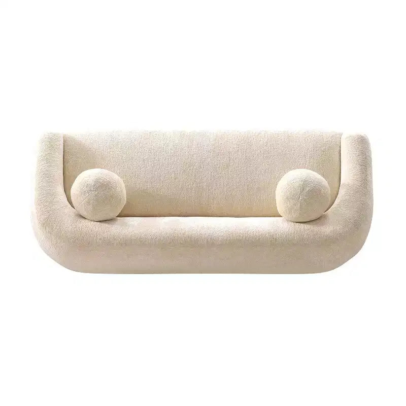 Ensemble Manhattan Comfort Tribeca de 2 pièces : canapé et fauteuil d'appoint rembourrés en chenille de 85,8 po