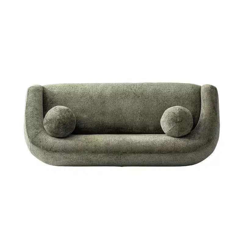 Ensemble Manhattan Comfort Tribeca de 2 pièces : canapé et fauteuil d'appoint rembourrés en chenille de 85,8 po