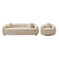 Manhattan Comfort 2pc Tribeca Chenille Upholstered 85.8" Sofa and Accent Chair Set