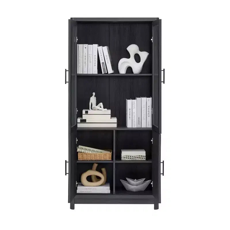 Lot de 3 bibliothèques Jodie Manhattan Comfort de 171,7 cm avec 6 étagères réglables