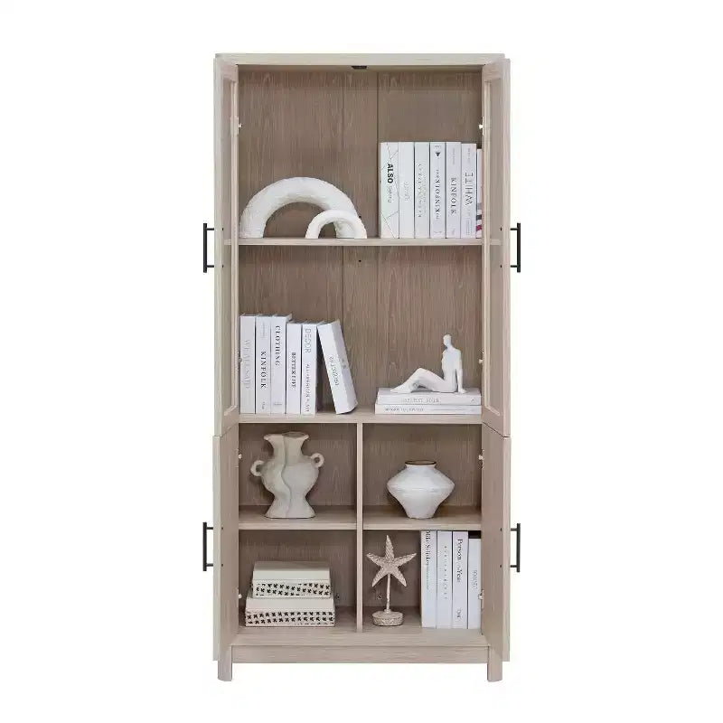 Lot de 3 bibliothèques Jodie Manhattan Comfort de 171,7 cm avec 6 étagères réglables