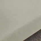 3-Seat Sofa with Stainless Steel Trim,Linen Fabric Couch,w/Metal Legs,for Living Room,Apartment,Office