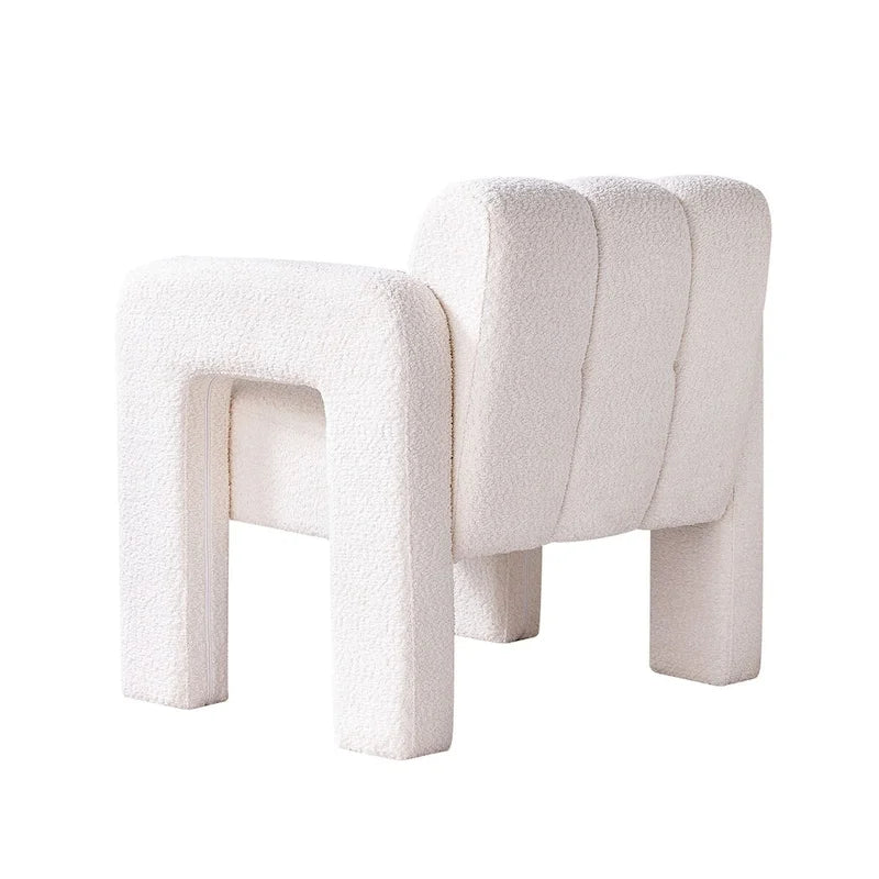 31.10 Wide Boucle Upholstered Accent Chair for Living Room