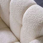 31.10 Wide Boucle Upholstered Accent Chair for Living Room