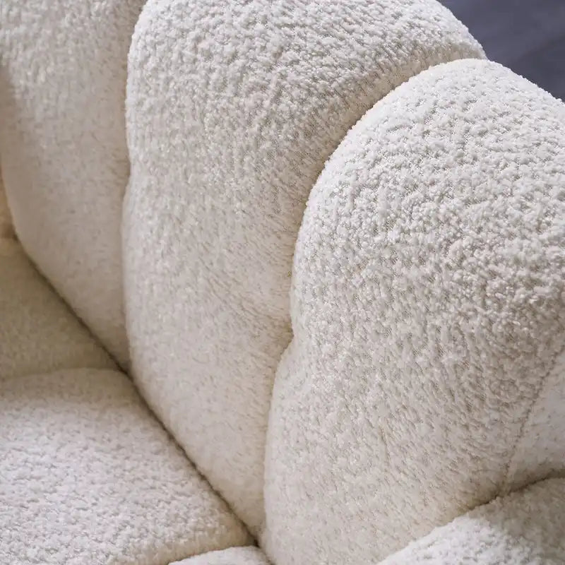 31.10 Wide Boucle Upholstered Accent Chair for Living Room