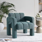 31.10 Wide Boucle Upholstered Accent Chair for Living Room