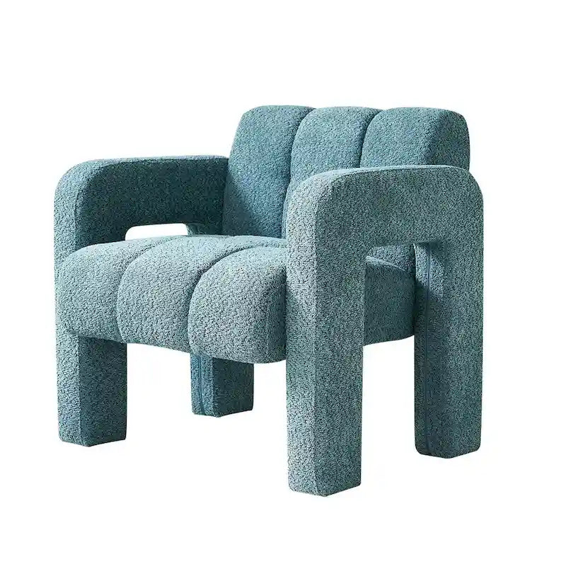 31.10 Wide Boucle Upholstered Accent Chair for Living Room