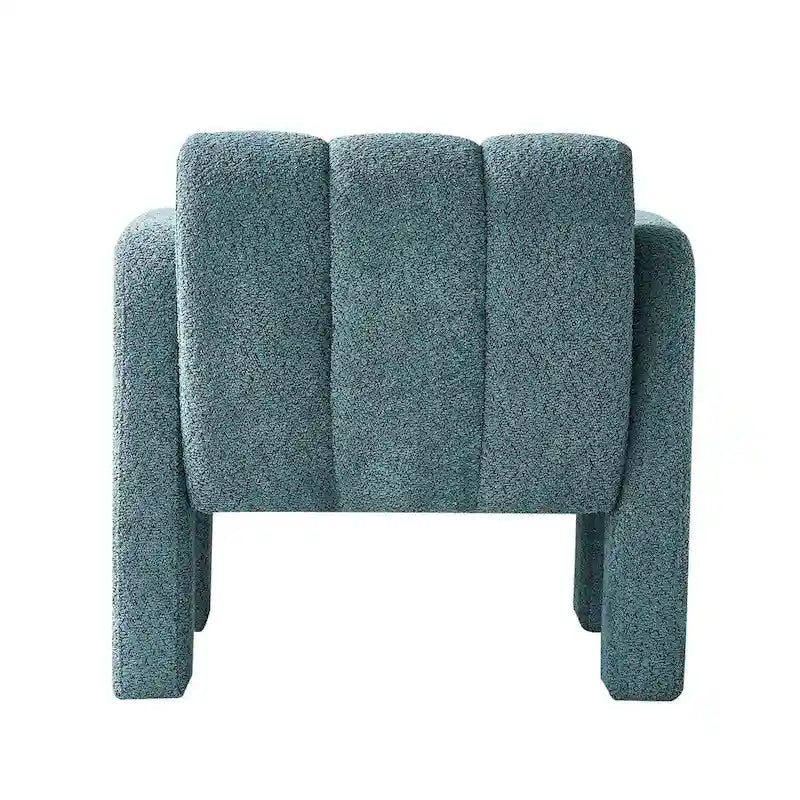 31.10 Wide Boucle Upholstered Accent Chair for Living Room